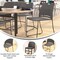 Flash Furniture Gray Plastic Stack Chair with Steel Sled Base RUT-NC499A-GY-GG - alternate 10